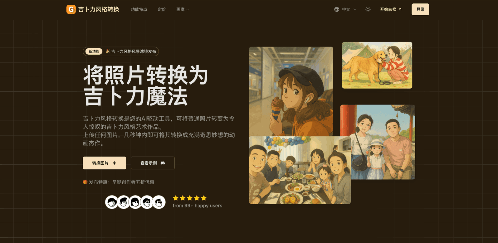 Image to Ghibli —AI照片转吉卜力风格