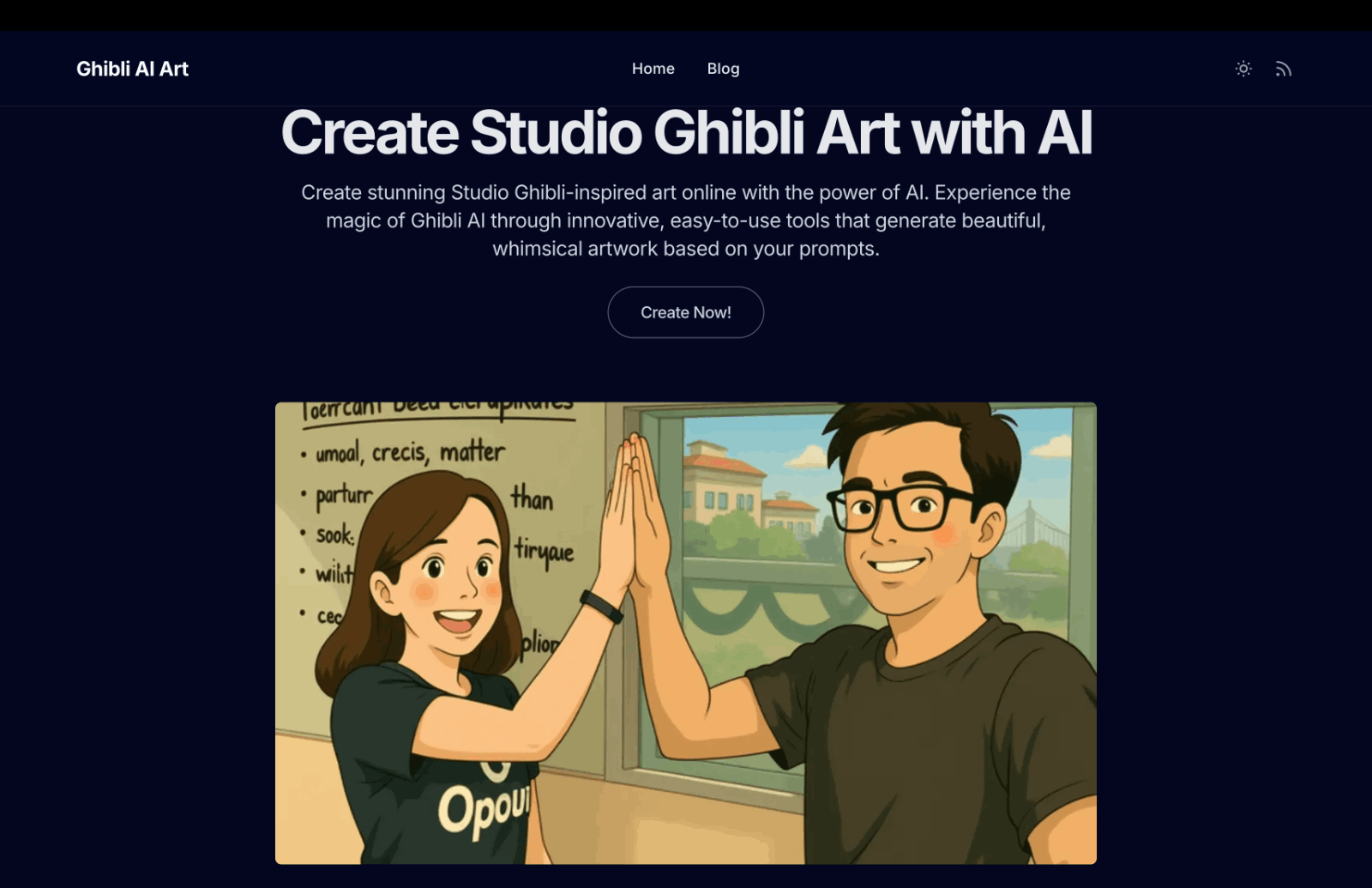 Ghibli AI Art 吉卜力风格艺术