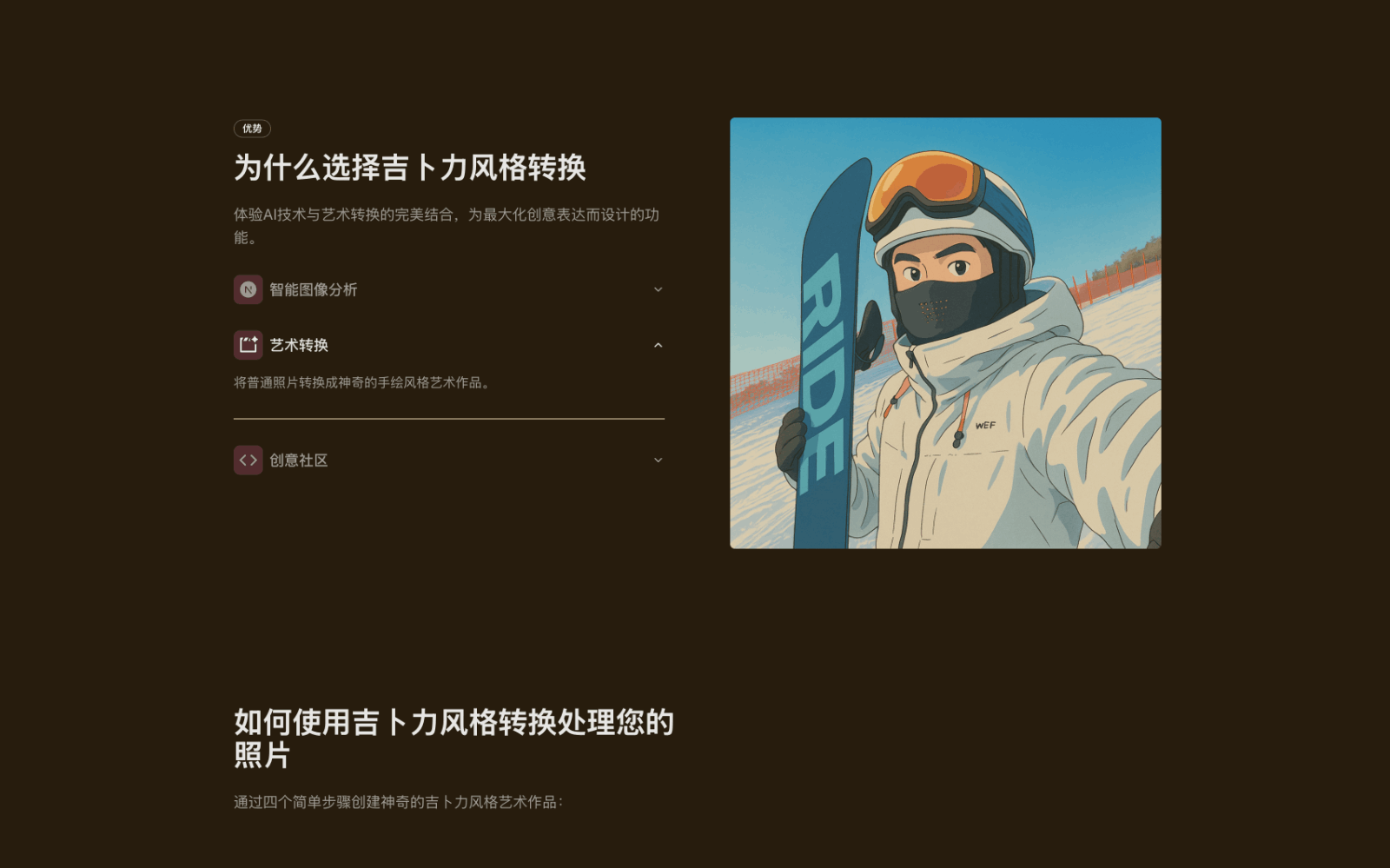 Image to Ghibli —AI照片转吉卜力风格