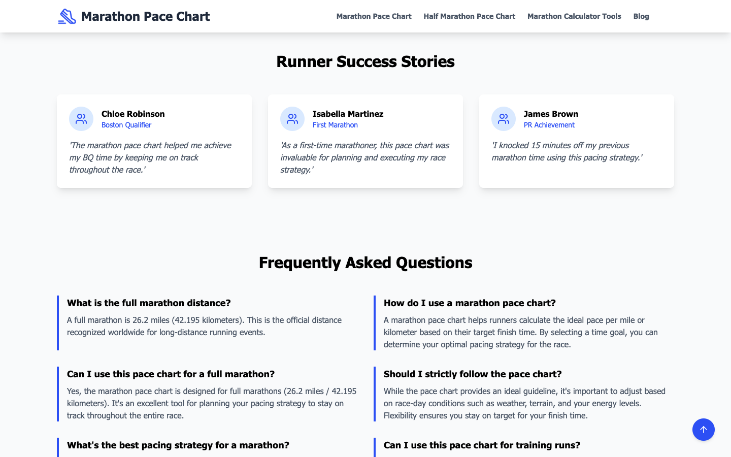 Half Marathon Pace Chart马拉松配速表