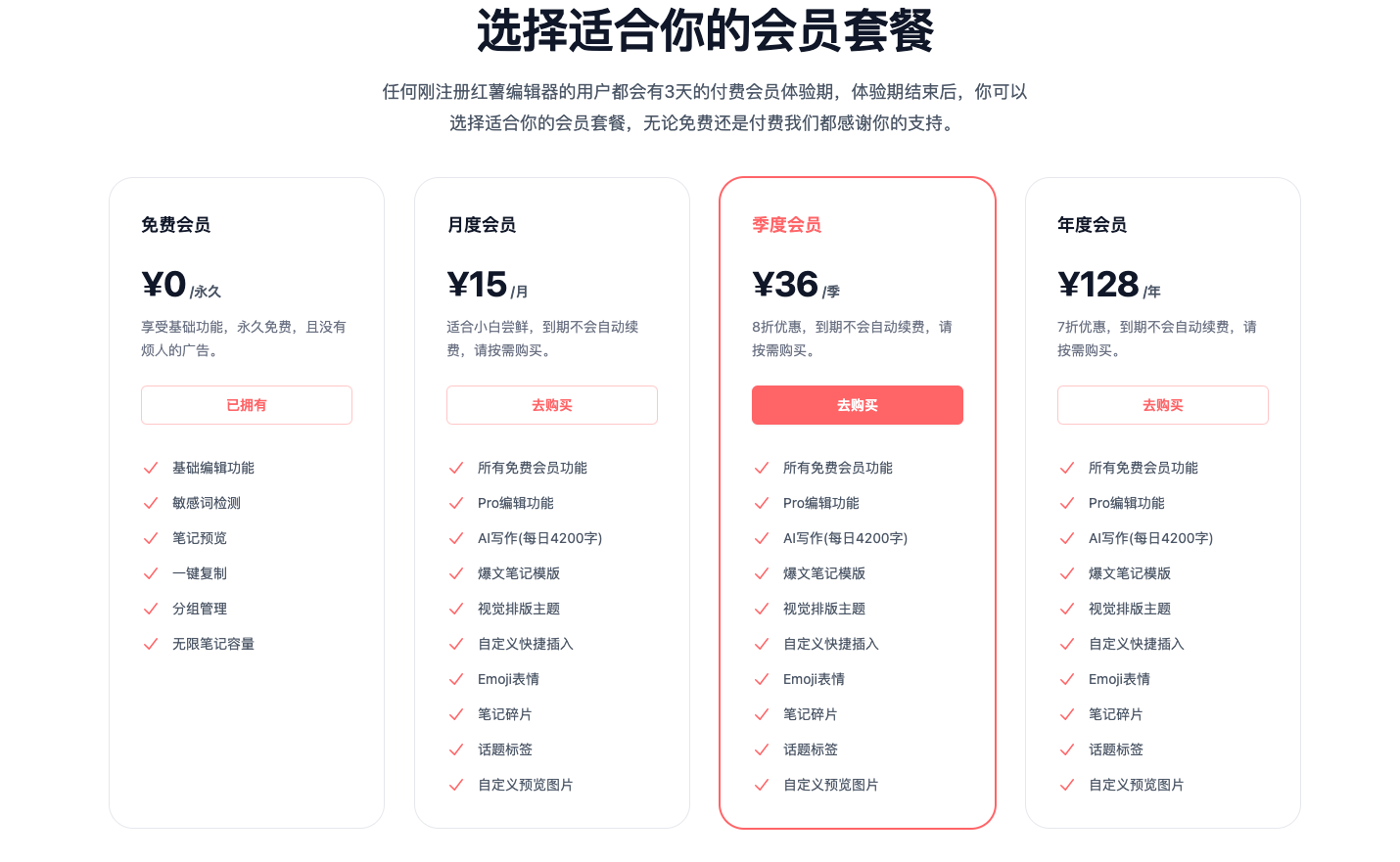 Reditor编辑器 - 小红书创作