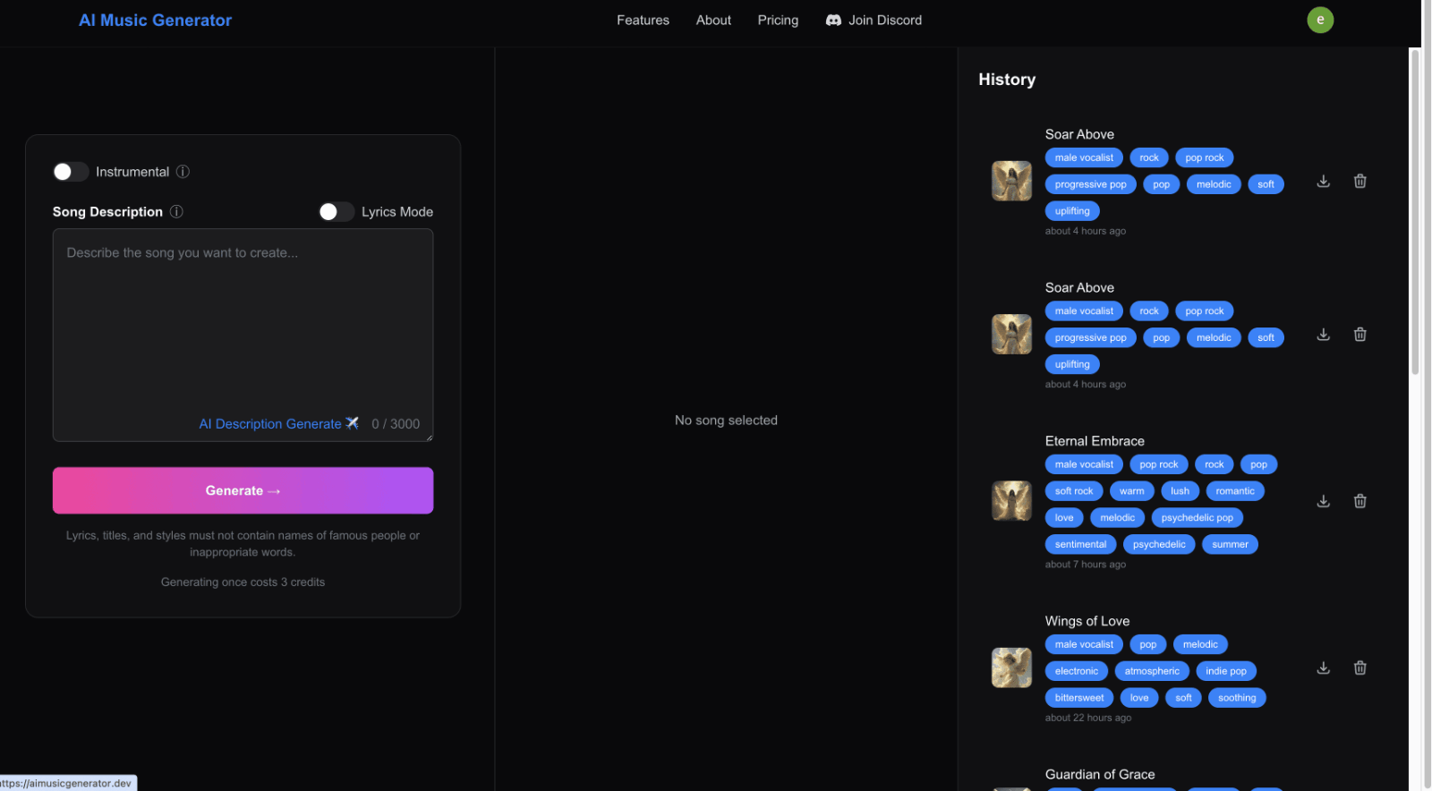 Ai Music Generator - AI音乐生成