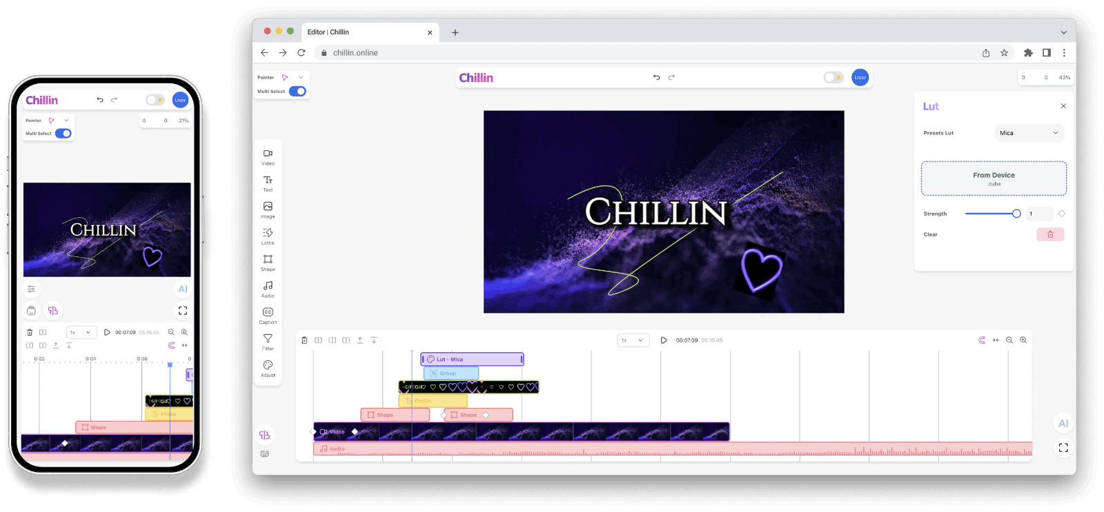 Chillin - AI视频动画编辑器