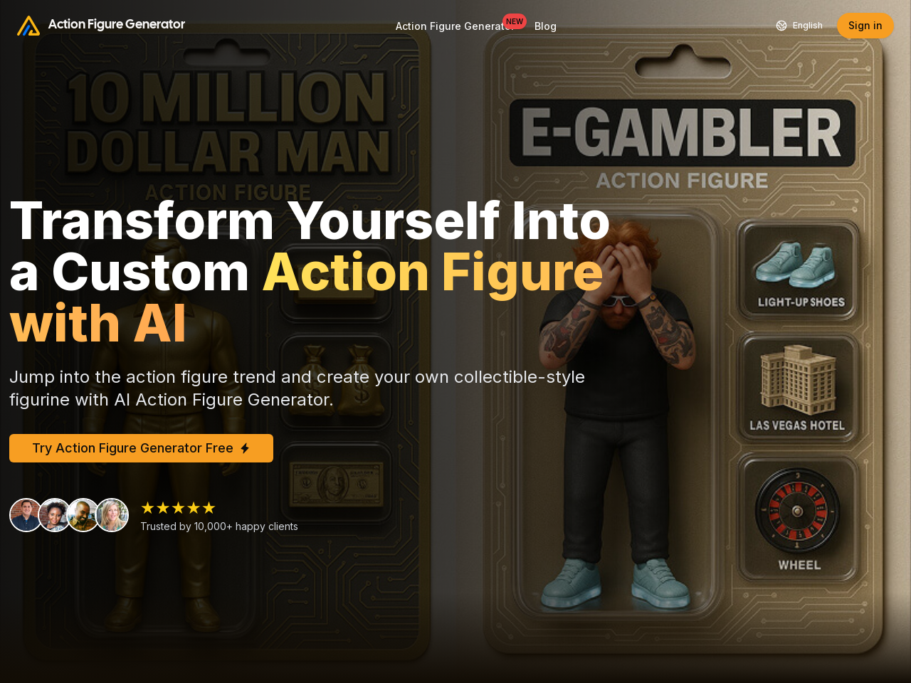 Action Figure Generator - AI动作人偶生成