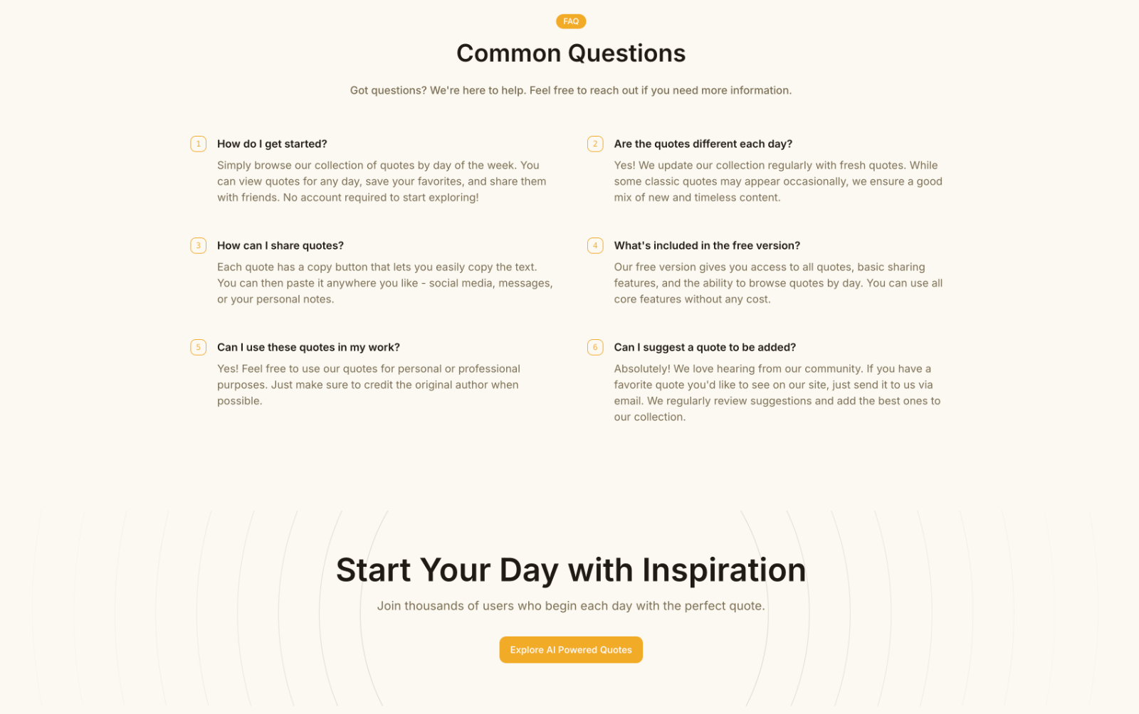 Calendar Quotes每日灵感语录