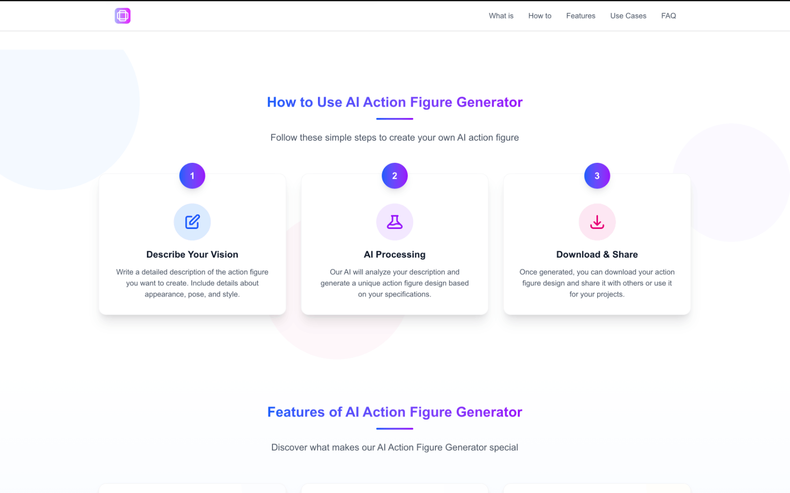 AI Action Figure Generator AI定制玩偶生成器