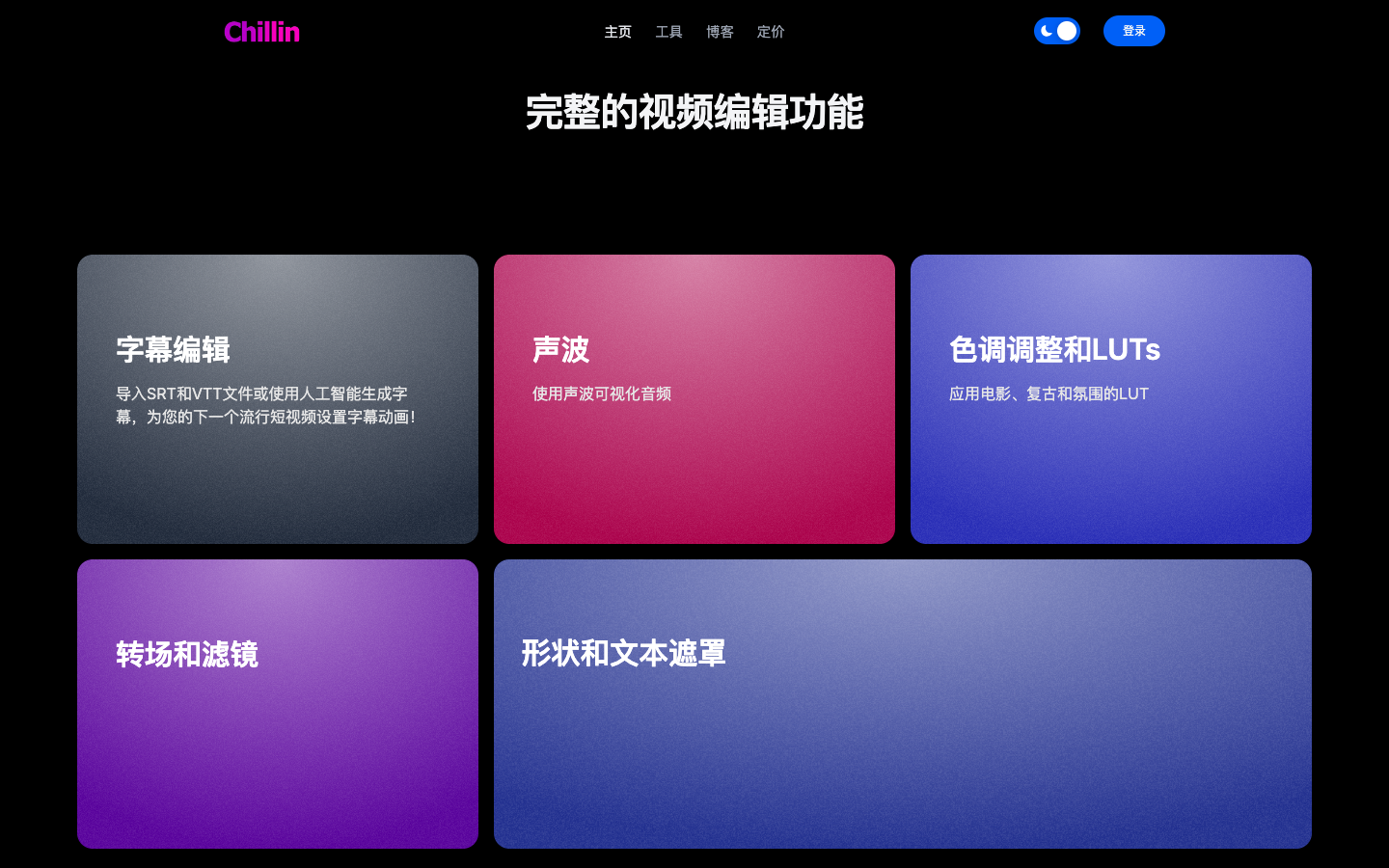 Chillin - AI视频动画编辑器