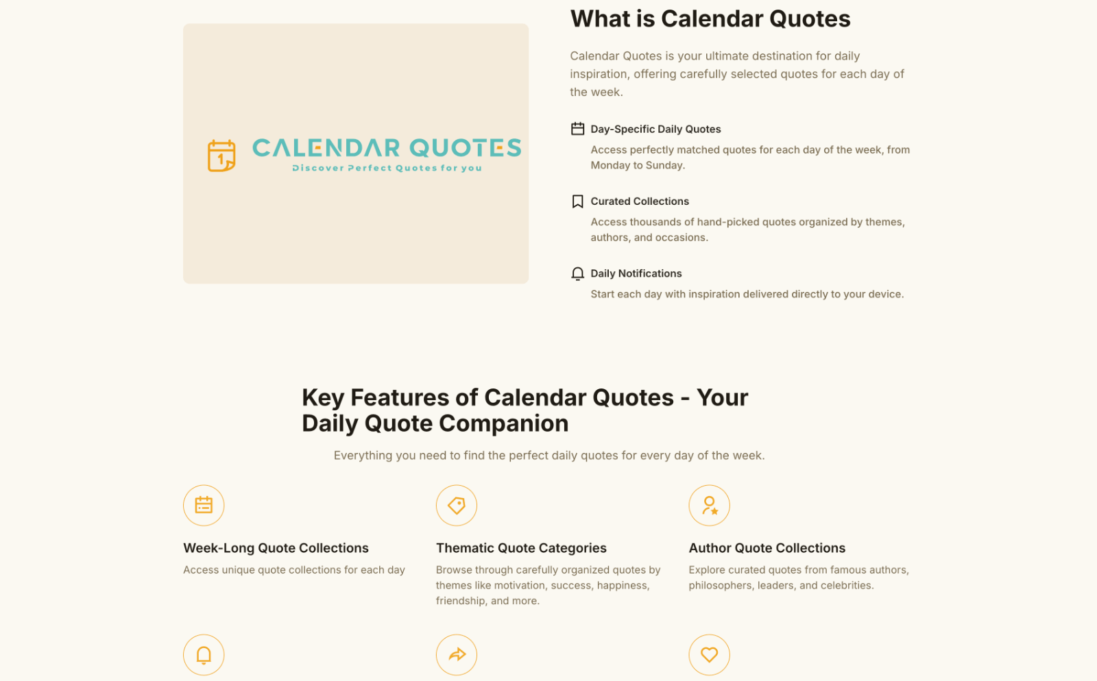Calendar Quotes每日灵感语录