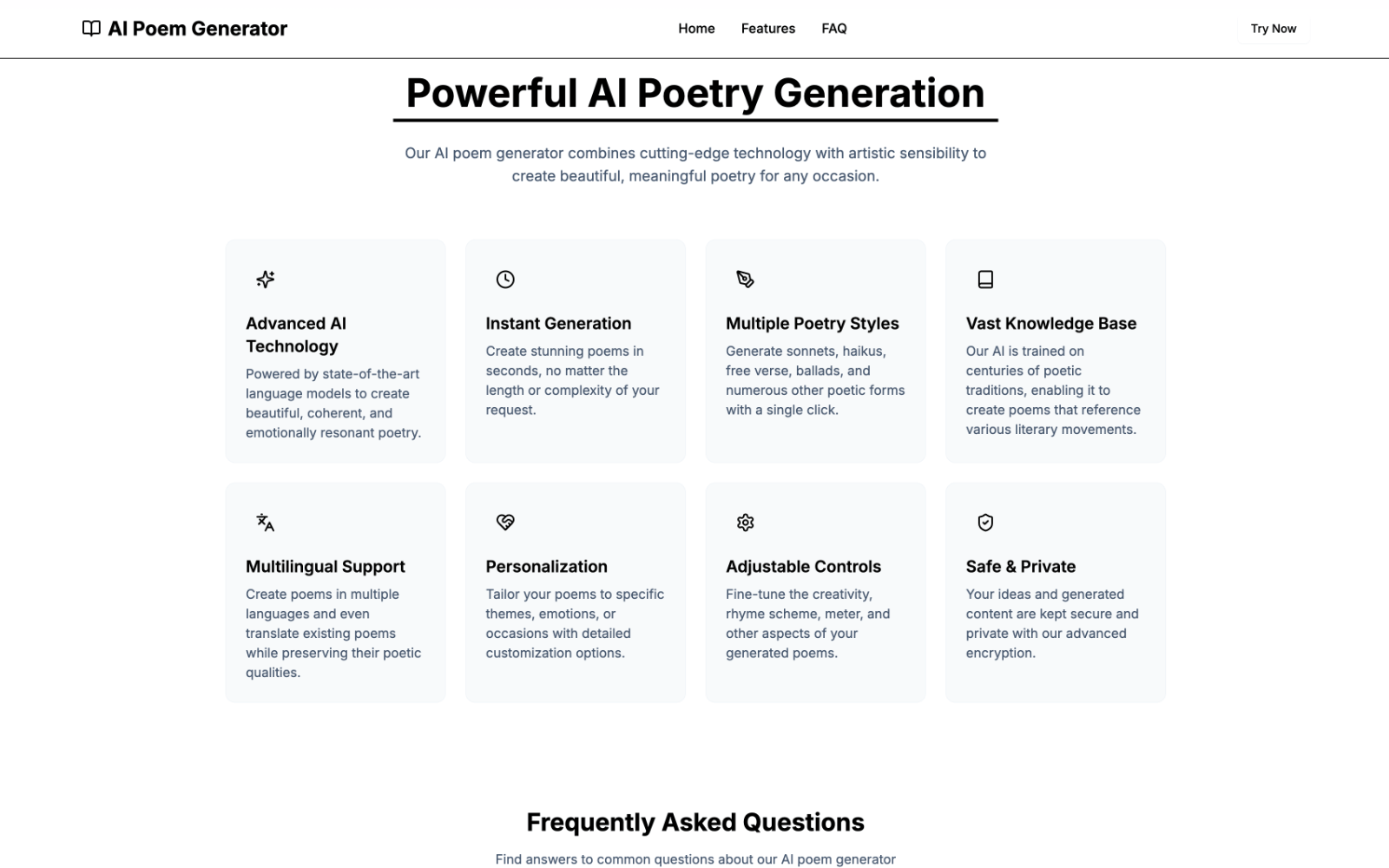 AI Poem Generator AI诗歌创作